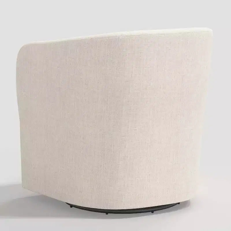 Rhea Swivel Chair in Linen - Threshold