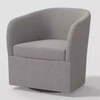 Rhea Swivel Chair in Linen - Threshold