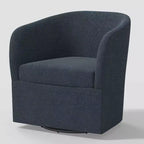 Rhea Swivel Chair in Linen - Threshold