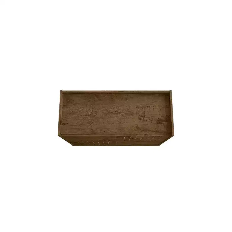 45.5" Mid-Century Modern 4-Shelf Accent Cabinet – MDF, Divided Storage