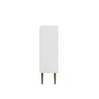 45.5" Mid-Century Modern 4-Shelf Accent Cabinet – MDF, Divided Storage