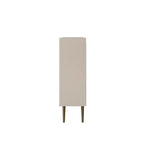 45.5" Mid-Century Modern 4-Shelf Accent Cabinet – MDF, Divided Storage