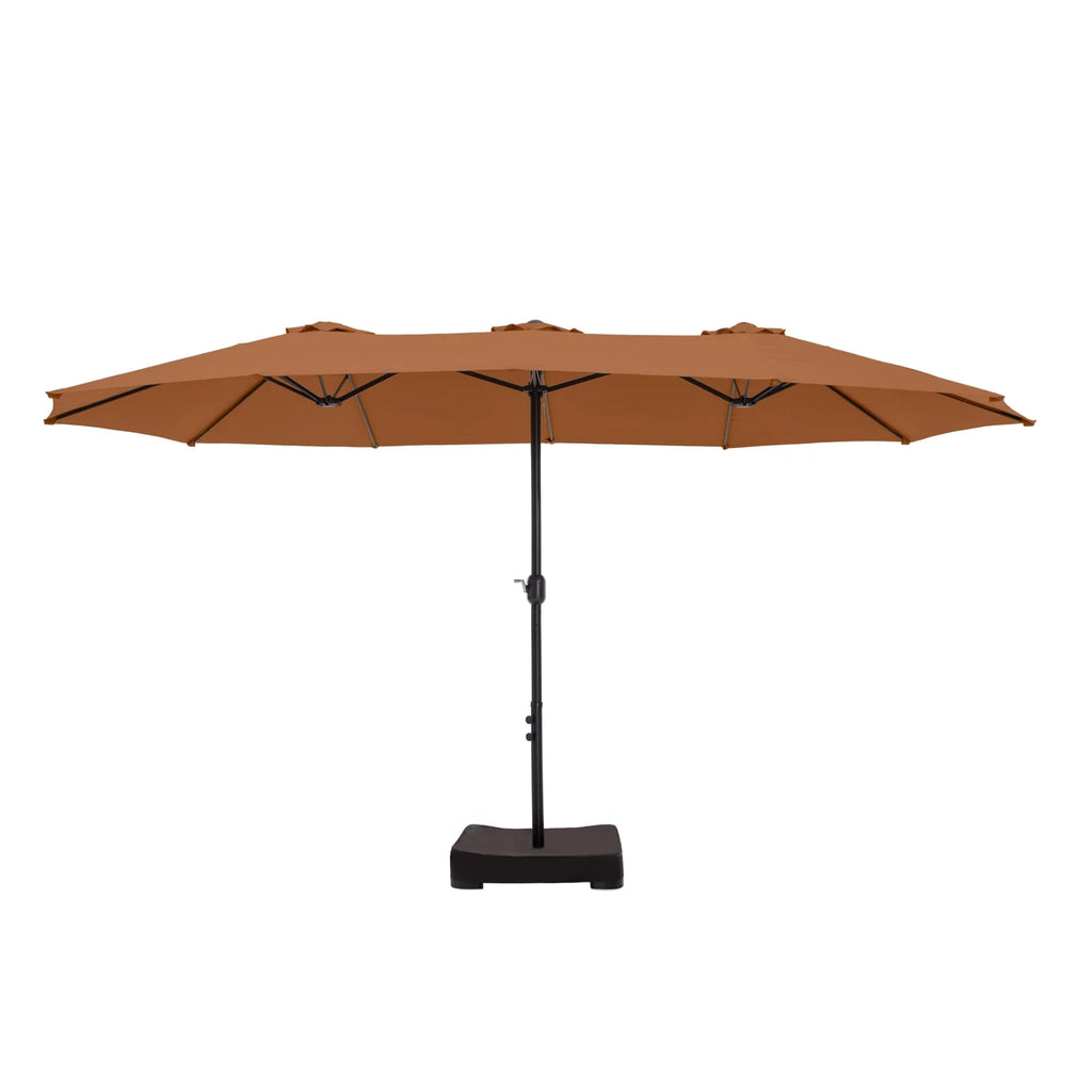 MAISON ARTS Ombrellone Doppio da 4,5 m, Extra Large, per Patio, con Base Inclusa