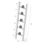 Decorative Ladder with Solid Hardwood