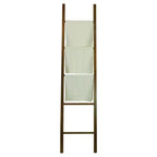Decorative Ladder with Solid Hardwood