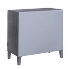 Solid Wood 2 Doors and 2 Shelves Accent Cabinet