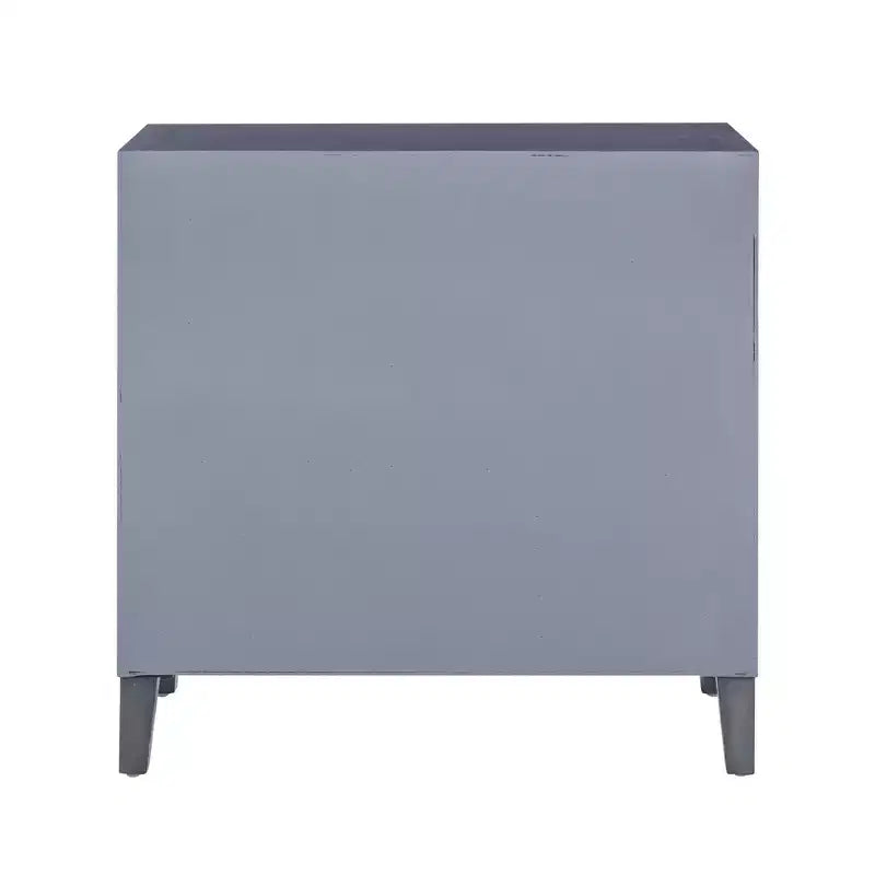 Solid Wood 2 Doors and 2 Shelves Accent Cabinet