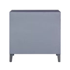 Solid Wood 2 Doors and 2 Shelves Accent Cabinet