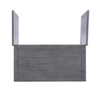 Solid Wood 2 Doors and 2 Shelves Accent Cabinet