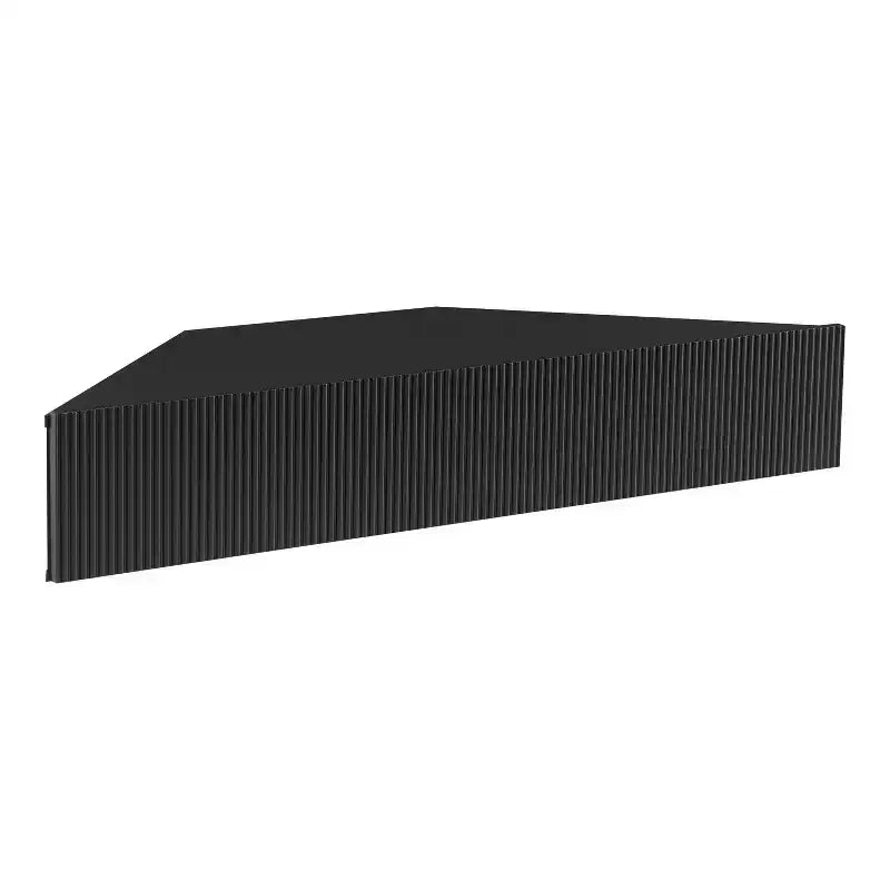 HOMES: Inside + Out  Mid-Century Modern 3 Shelf Corner Floating Console TV Stand for TVs up to 50"