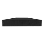 HOMES: Inside + Out  Mid-Century Modern 3 Shelf Corner Floating Console TV Stand for TVs up to 50"