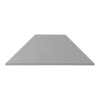 HOMES: Inside + Out  Mid-Century Modern 3 Shelf Corner Floating Console TV Stand for TVs up to 50"
