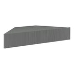 HOMES: Inside + Out  Mid-Century Modern 3 Shelf Corner Floating Console TV Stand for TVs up to 50"