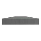 HOMES: Inside + Out  Mid-Century Modern 3 Shelf Corner Floating Console TV Stand for TVs up to 50"