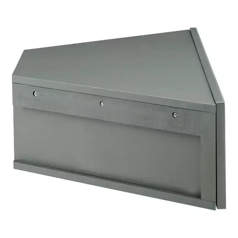 HOMES: Inside + Out  Mid-Century Modern 3 Shelf Corner Floating Console TV Stand for TVs up to 50"