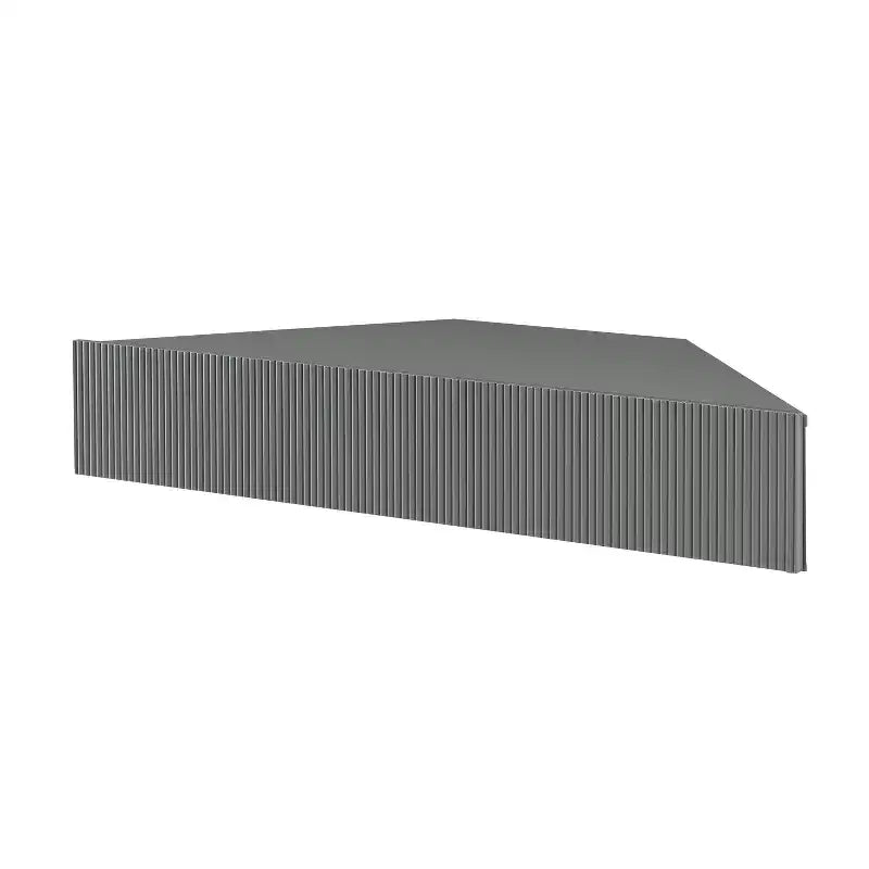 HOMES: Inside + Out  Mid-Century Modern 3 Shelf Corner Floating Console TV Stand for TVs up to 50"
