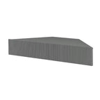 HOMES: Inside + Out  Mid-Century Modern 3 Shelf Corner Floating Console TV Stand for TVs up to 50"
