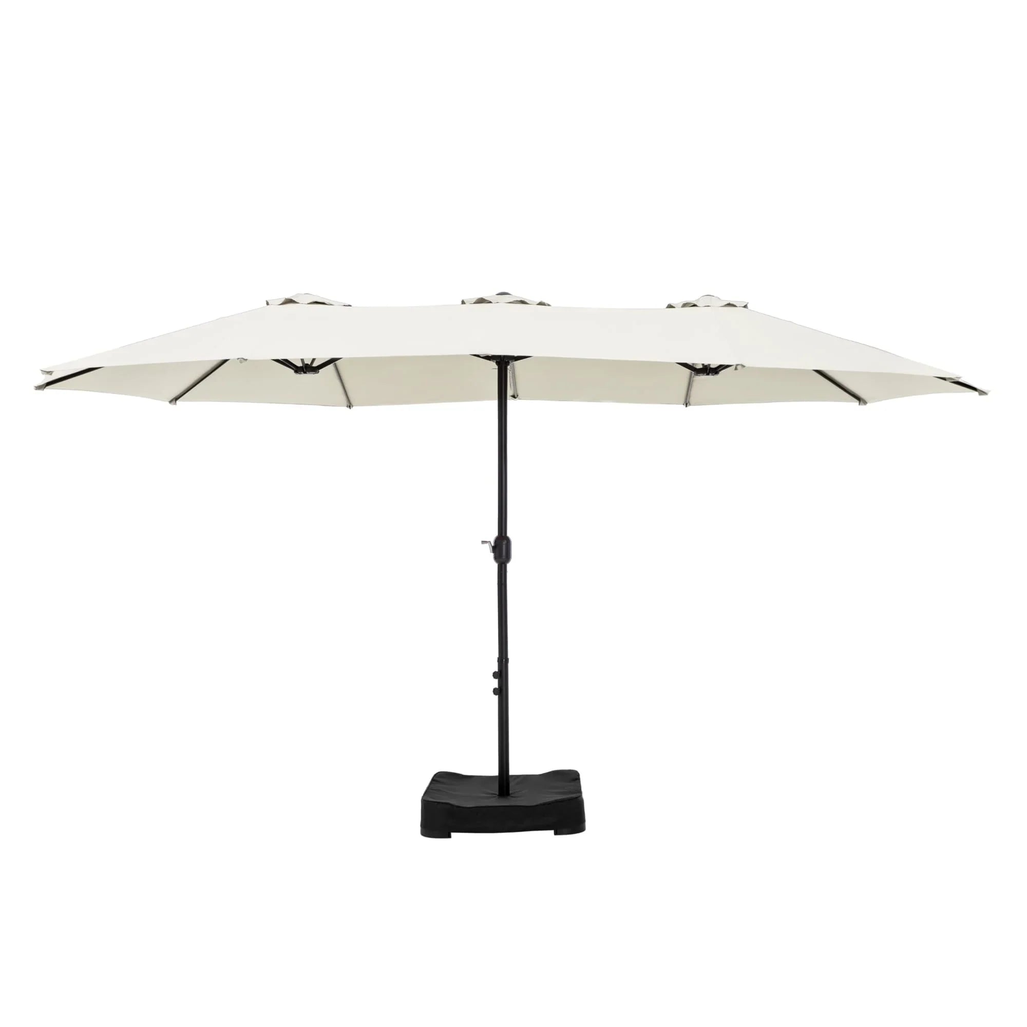 MAISON ARTS Ombrellone Doppio da 4,5 m, Extra Large, per Patio, con Base Inclusa