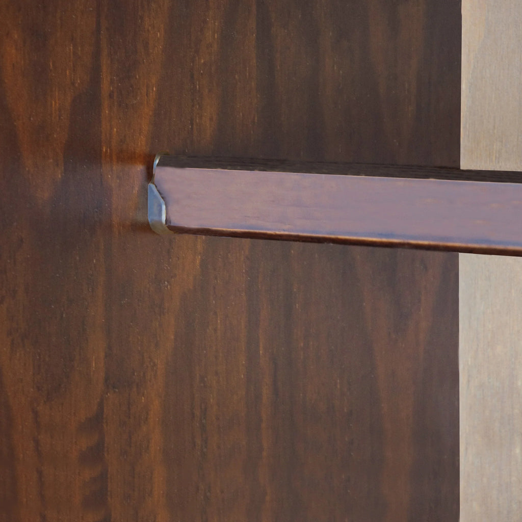 Palace Imports Armadio a 3 ante Cosmo 100% legno massello con ante in legno massello o a specchio