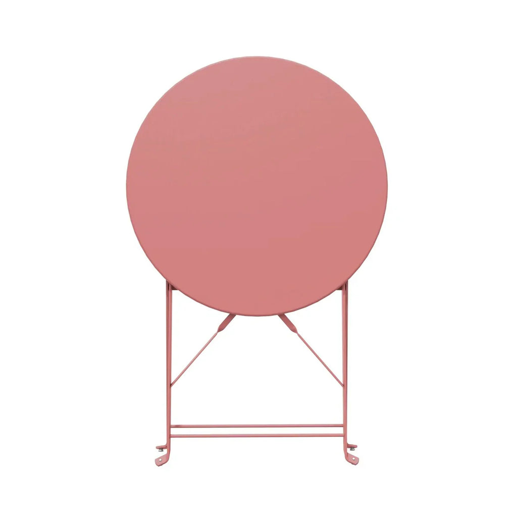 Set bistro pieghevole in metallo da 3 pezzi, set conversazione resistente alle intemperie per esterni/interni, per patio, cortile, giardino