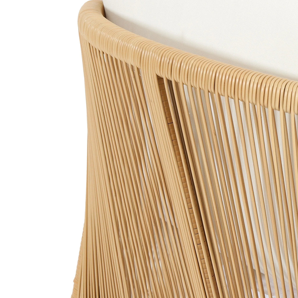 Set di poltrone da esterno Jabe in legno di acacia e vimini di Christopher Knight Home