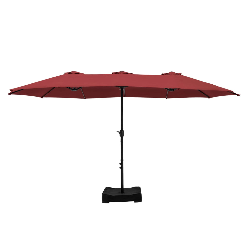 MAISON ARTS Ombrellone Doppio da 4,5 m, Extra Large, per Patio, con Base Inclusa