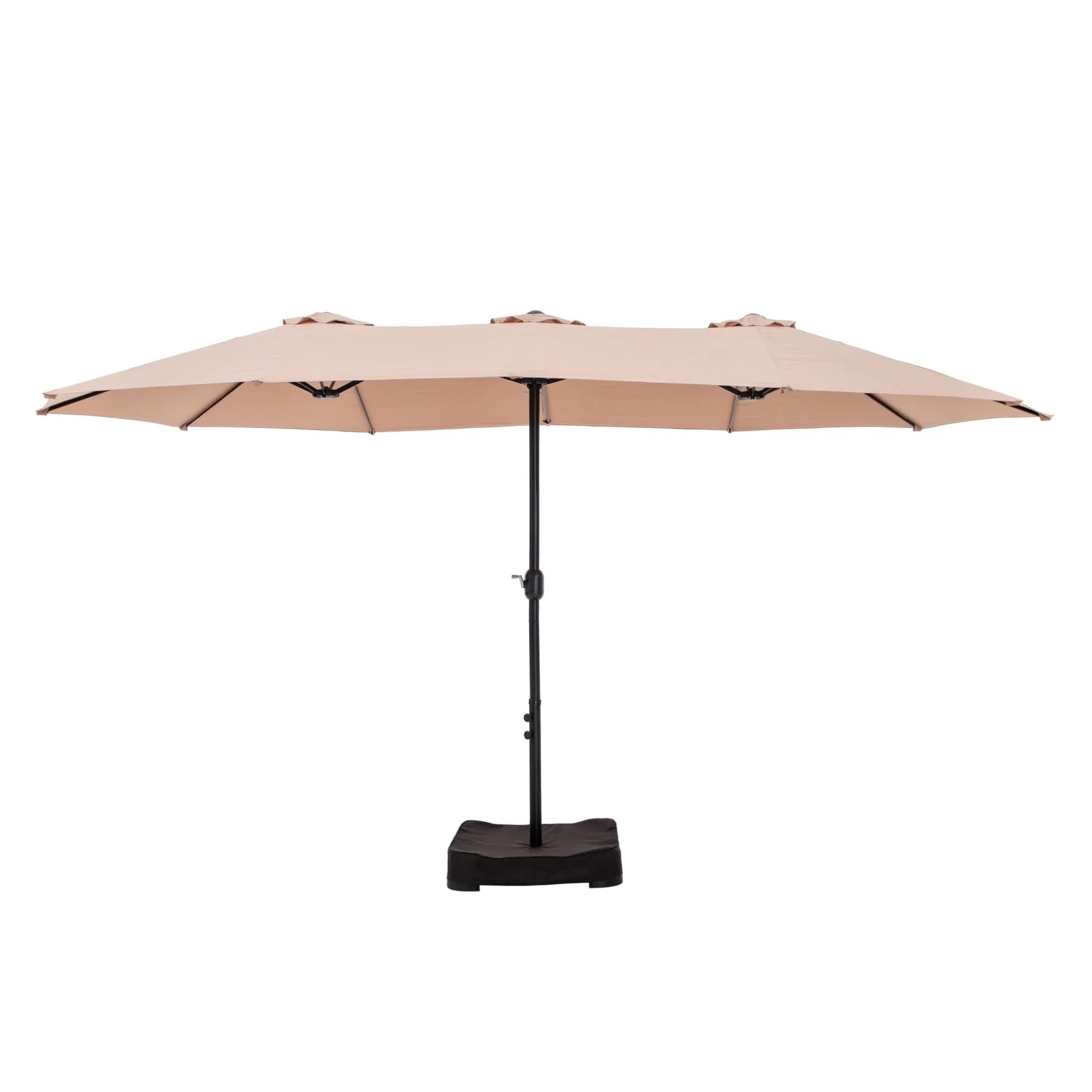MAISON ARTS Ombrellone Doppio da 4,5 m, Extra Large, per Patio, con Base Inclusa