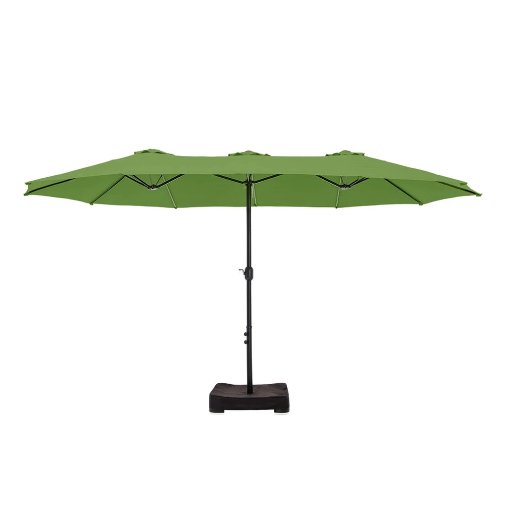 MAISON ARTS Ombrellone Doppio da 4,5 m, Extra Large, per Patio, con Base Inclusa